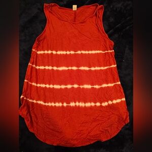 Red Striped Tank Top